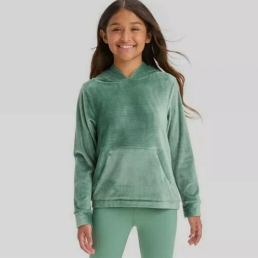 All in Motion Girls Ribbed Velour Set